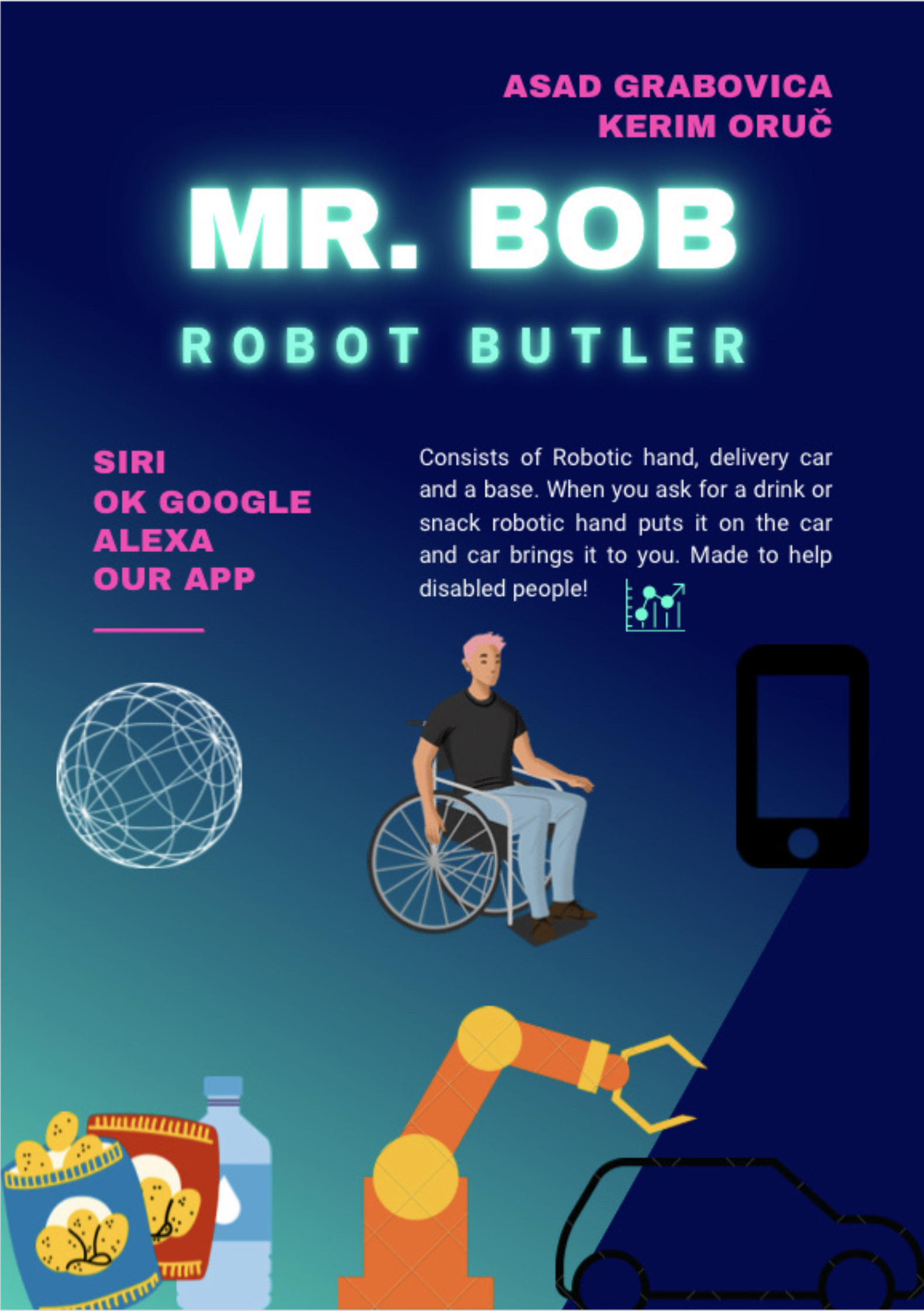 Mr. Bob - Robot Butler project image